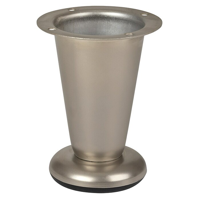 Walteco Postolje za namještaj  (D x Š x V: 7 x 7 x 10 cm, Nosivost: 50 kg, Metal, Poniklano) | BAUHAUS
