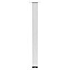 Walteco Teleskop-Möbelfuß (B x L: 6 x 6 cm, Höhenverstellung: 70 cm - 110 cm, Traglast: 80 kg, Stahl, Weiß, Eckig) | BAUHAUS