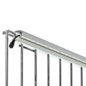 LyghtUp Zaunbeleuchtung Starter-Set (Länge: 246 cm, Silber, Passend für: Doppelstabmatten und Gabionen, 5 -tlg.) | BAUHAUS