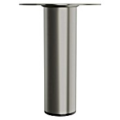 Walteco Möbelfuß (L x B x H: 6 x 6 x 20 cm, Ø x H: 6 x 20 cm, Traglast: 75 kg, Stahl, Nickel) | BAUHAUS