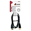 Schwaiger HDMI-Kabel (1,3 m, Geschirmt, Vergoldete Kontakte, Schwarz)