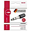 Schwaiger Audio-Adapter (Klinkenkupplung 3,5 mm, Klinkenstecker 6,3 mm)