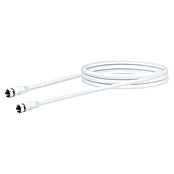 Schwaiger Priključni kabel za satelitsku antenu (3 m, Bijelo, 90 dB, Dvostruko zakriljeno)