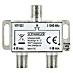 Schwaiger Verteiler (2-fach, F-Buchse, 5 - 1.000 MHz, 4 dB)