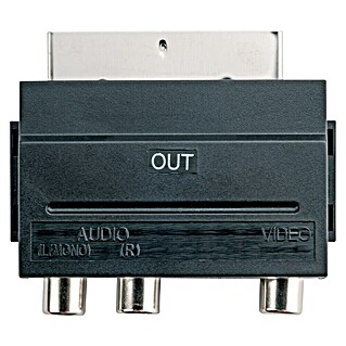 Schwaiger Video-AV adapter OUT (1 x utikač Scart, 3 x Cinch adapter)