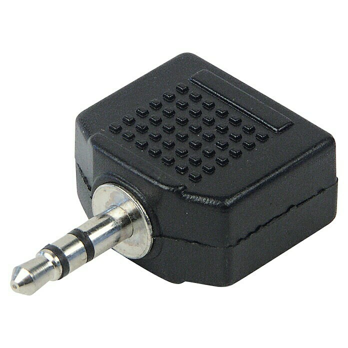 Schwaiger Audio-adapter (2 x jackconnector 3,5 mm, 1 x jackplug 3,5 mm)