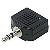 Schwaiger Audio-Adapter (2 x Klinkenkupplung  3,5 mm, 1 x Klinkenstecker 3,5 mm)