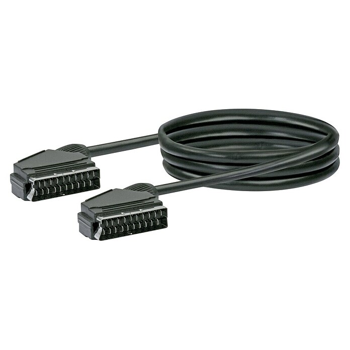 Schwaiger SCART kabel  (Dolžina: 1,5 m, Črna, 6,8 mm) | 3372 - Audio/Video Zubehör | CBIA - Audio/Video | CBI - Audio/Video/Antenne/Sat | CB - Elektroinstallation | C - Elektro | BAUHAUS
