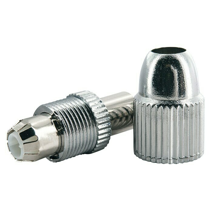 Schwaiger Koax-Stecker (Metall, Schraubbare Innenleiter)