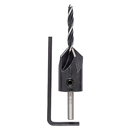 Craftomat Holzbohrer mit Senker (Durchmesser: 4 mm)