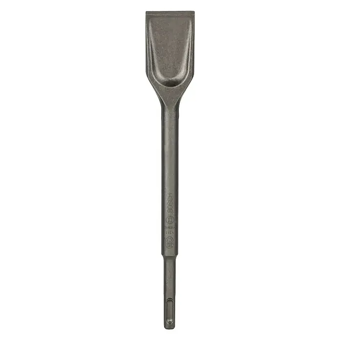 Bosch SDS-Plus-Spatmeißel Long Life - Länge: 250 mm - Der Bosch Breitmeißel ist ein robustes Werkzeug zum Bearbeiten von Stein und Beton, ideal für Abbrucharbeiten.