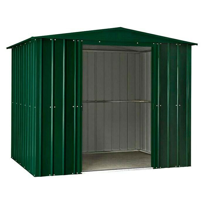 Clemens HobbyTec Gerätehaus (Grün, L x B: 2,45 x 2,45 m, Satteldach)