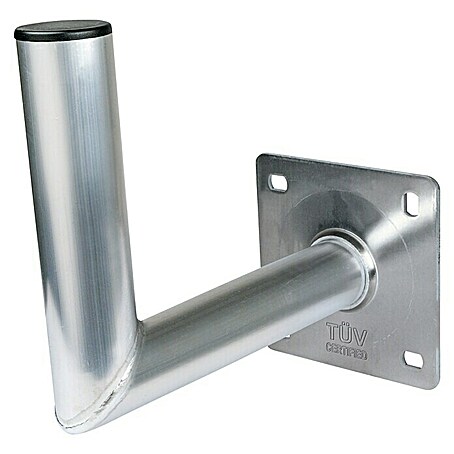 Schwaiger Winkelwandhalter (Wandabstand: 25 cm, Aluminium, Silber)