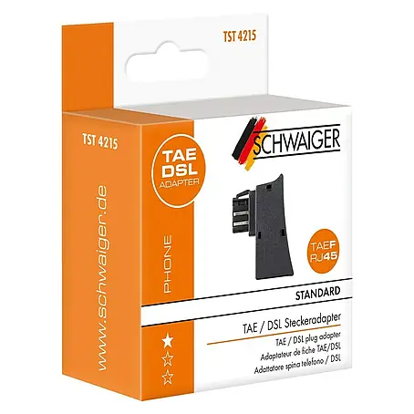 Schwaiger TAE-Adapter TAE/DSL