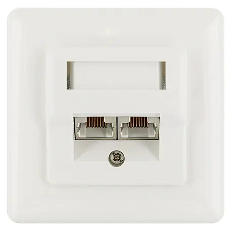 Schwaiger  Netzwerk-Anschlussdose CAT 6