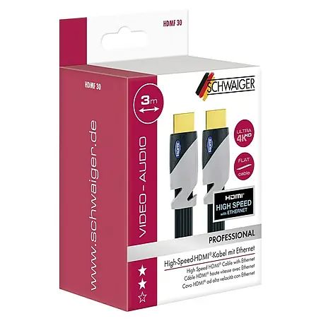 Schwaiger HDMI-Kabel mit Ethernet