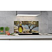 CUCINE Küchenrückwand (Toskana, 80 x 40 cm, Stärke: 6 mm, Einscheibensicherheitsglas (ESG))