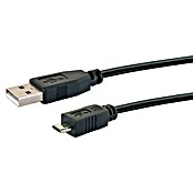 Schwaiger USB-Kabel (1,8 m, USB A-Stecker, USB Micro-B-Stecker)