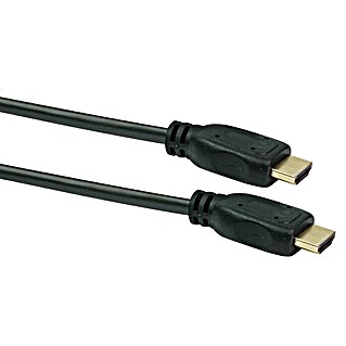 Schwaiger HDMI-kabel (0,7 m, Crne boje, 18 Gbit/s)