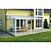 Solid Elements Terrassenüberdachung Martina (Tiefe: 4 m, B x H: 6,06 x 2,1 m, Verkehrsweiß)