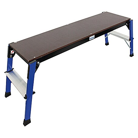 Krause Monto Arbeitsplattform StepTop (Anzahl Tritte: 1 Stk., Arbeitshöhe: 2,45 m, Aluminium)