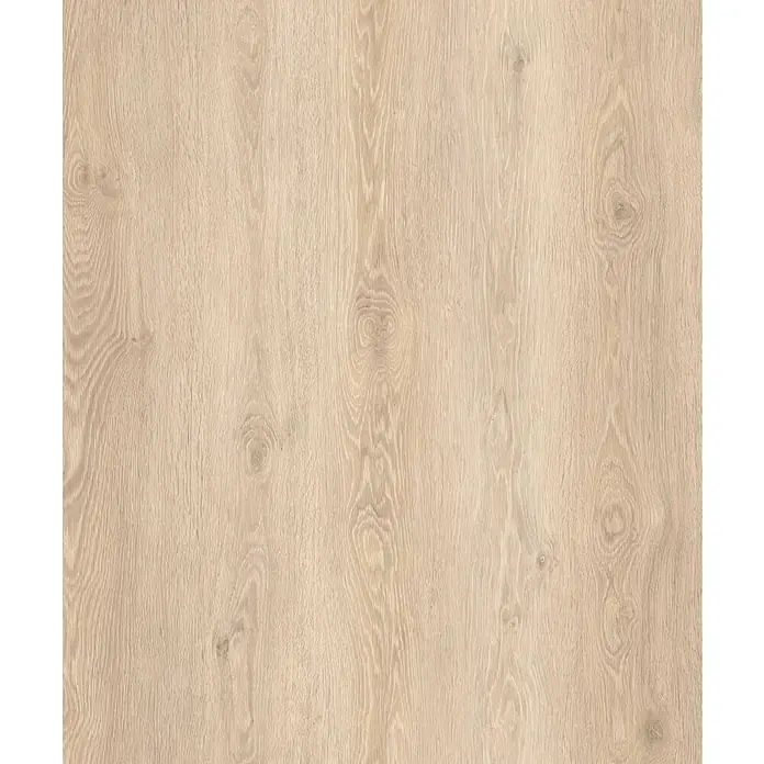 Suelo vinílico SPC Etna - 1.220 x 182 x 5,5 mm, Beige, Resistente al agua - Chapa de madera clara con grano natural, ideal para muebles e interiores. Aporta calidez y elegancia a cualquier estancia.