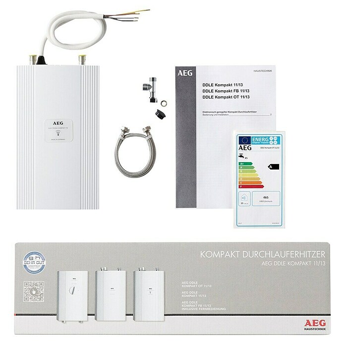 AEG Calentador DDLE 11/13 Kompakt (13,5 kW, Electrónico) | BAUHAUS