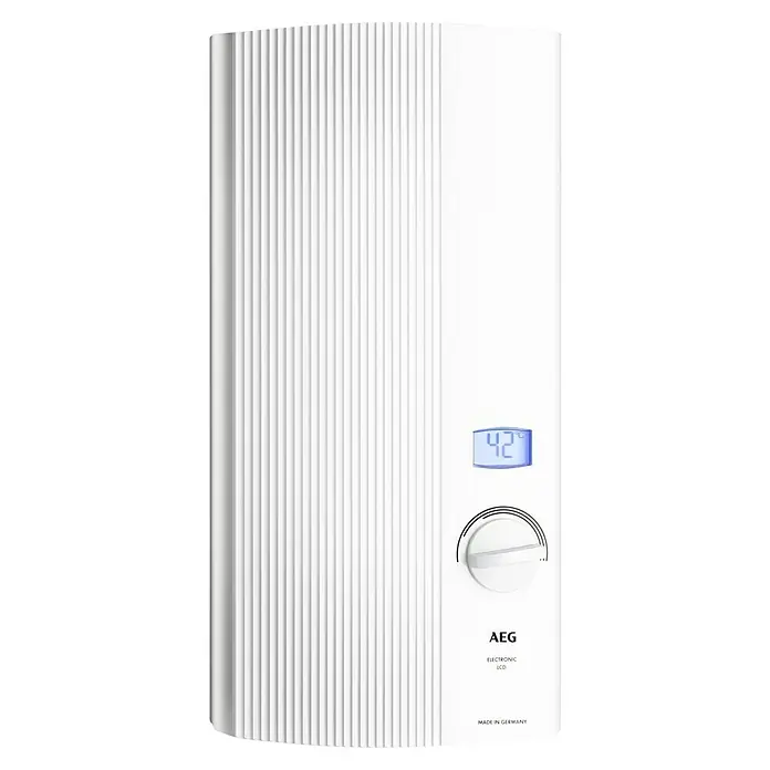 AEG Durchlauferhitzer DDLE LCD - 18/21/24 kW, Elektronisch - AEG elektronischer LCD-Warmwasserspeicher zur effizienten und präzisen Temperaturregelung, ideal für den modernen Haushalt.