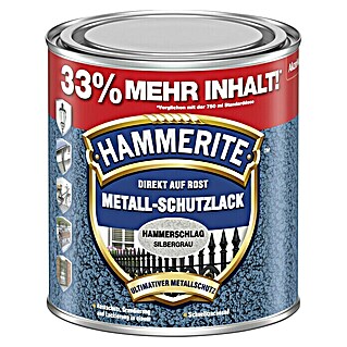 Hammerite Metall-Schutzlack Hammerschlag (Silbergrau, 1 l, Glänzend, Lösemittelhaltig)