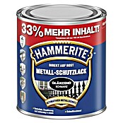 Hammerite Metall-Schutzlack (Schwarz, 1 l, Glänzend)