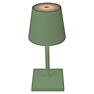LED-Tischleuchte rund (3,5 W, Ø x H: 10 x 26 cm, Hellgrün, Warmweiß)