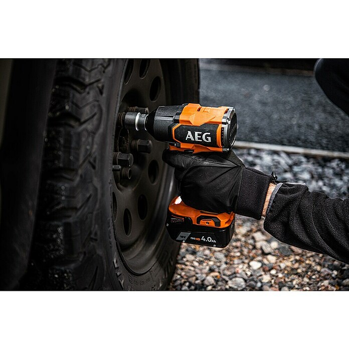 AEG Pro 18V Llave de impacto de batería BSS18MTF12BL-0 (18 V, Sin batería, 785 Nm) | BAUHAUS