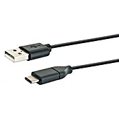 Schwaiger USB-Adapterkabel 3.1 C Stecker / 2.0 A Stecker (1 m, Schwarz) | BAUHAUS