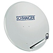 Schwaiger Satellitenschüssel (Aluminium, 75 cm, Hellgrau)