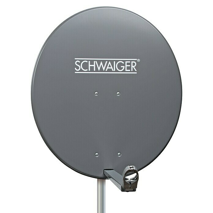 Schwaiger Satellitenschüssel (Aluminium, 75 cm, Anthrazit)