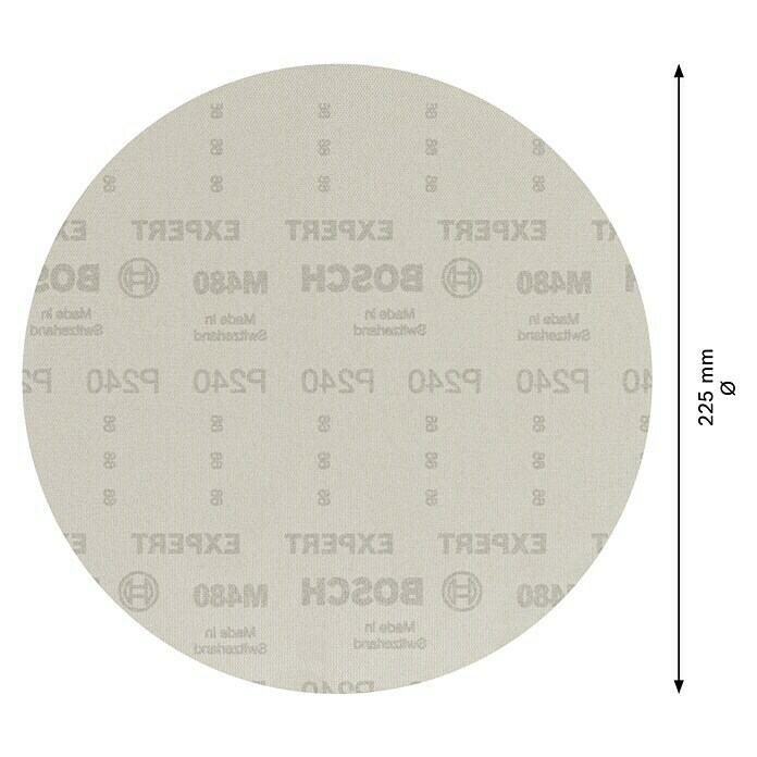 Bosch Expert Schleifgitter-Set M480 (Körnung: 240, Durchmesser: 225 mm, 25 Stk.) | BAUHAUS