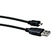 Schwaiger USB-Ladekabel (Schwarz, Länge: 0,5 m, USB A-Stecker, USB Micro-B-Stecker) | BAUHAUS