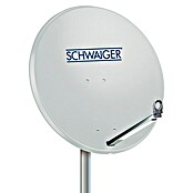 Schwaiger Satellitenschüssel (Aluminium, 75 cm, Hellgrau)