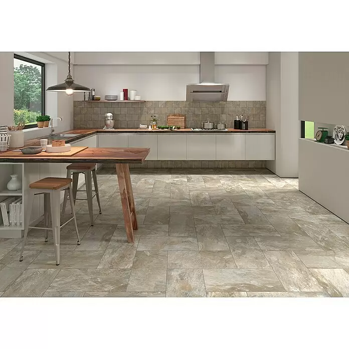 Decocer by Cinca Feinsteinzeugfliese Splash Grege - 30 x 60 cm, Braun, Matt - Stimmungsaufnahme