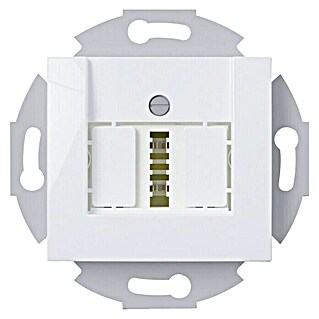 Voltomat Telefon-Anschlussdose Mikro/Gea (Kunststoff, Weiß, Passend für: Voltomat Schalterprogramme Mikro und Gea)