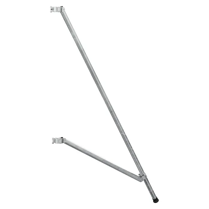 Krause ClimTec Brazo giratorio - Largo: 2,6 m, Diámetro: 39 mm - Trípode de aluminio para instrumentos de medición: Soporte duradero con abrazaderas de liberación rápida para ajuste de altura fácil.