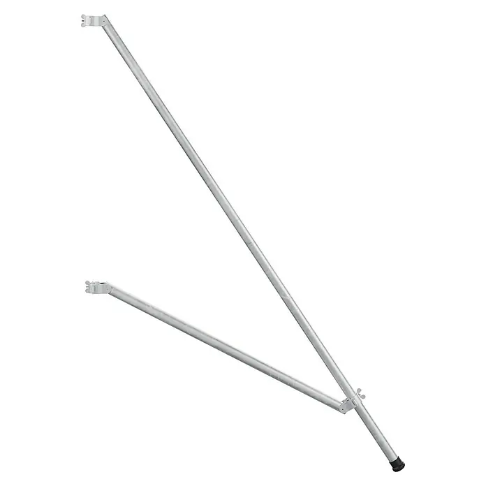 Krause ClimTec AuslegerLänge: 2,6 m, Durchmesser: 39 mm - Schrägstrebe aus Aluminium für eine zuverlässige und stabile Befestigung, ideal für Bauprojekte, die zusätzliche Unterstützung benötigen.