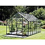Vitavia Gewächshaus Merkur 11500 (4,45 x 2,57 x 2,3 m, Farbe: Smaragd, Einscheibensicherheitsglas (ESG), 3 mm)