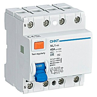 Chint Interruptor diferencial NL1 (40 A, 4 polos)
