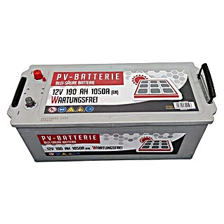 Batterie für PV-Anlagen (12 V, 190 A, Passend für: Photovoltaik-Anlagen)