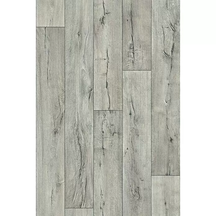 Beauflor PVC-Boden Meterware Feelings400 cm, Cracked Oak, Grau