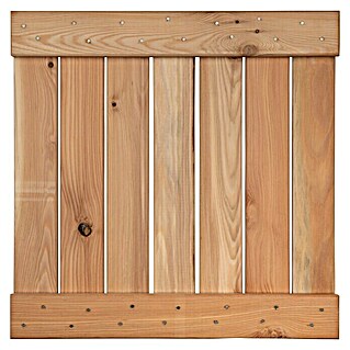 Holzfliese (Lärche, 50 x 50 x 3,6 cm, 1 Stk.)