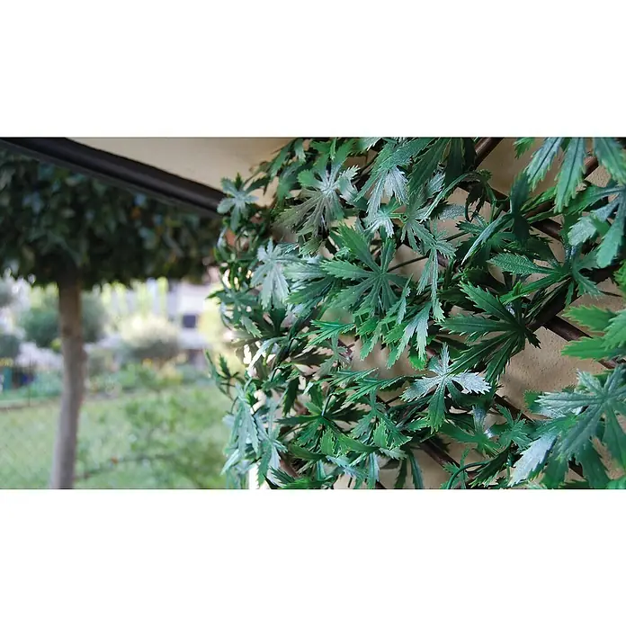 TENAX Divy 3D Trellis 1,00x2 m Vert, Haie Artificielle avec Feuilles de