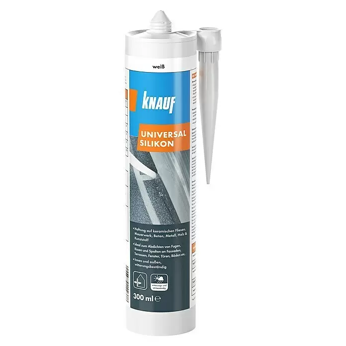 Knauf Universal-SilikonWeiß, 300 ml