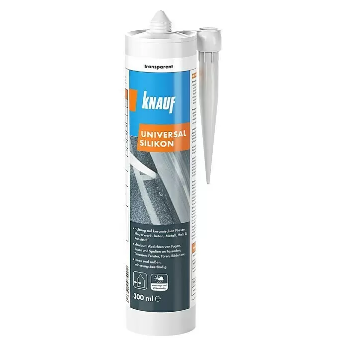Knauf Universal-SilikonTransparent, 300 ml